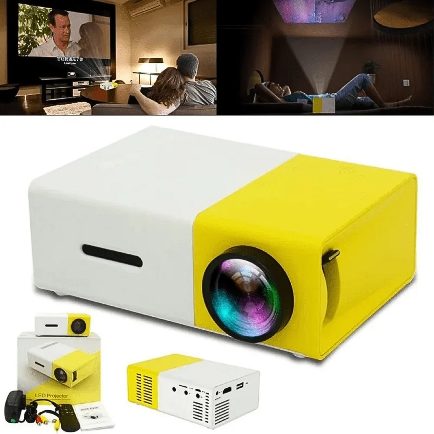 Proyector Led Portatil Full HD 1080p HDM